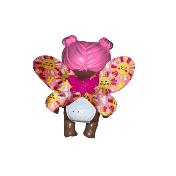 Baby Alive Glo Pixies mini fairy butterfly doll Black pink hair - Picture 2 of 2